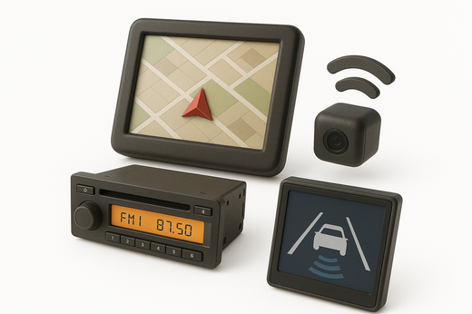 Opravy navigací, multimédií a asistenčních systémů